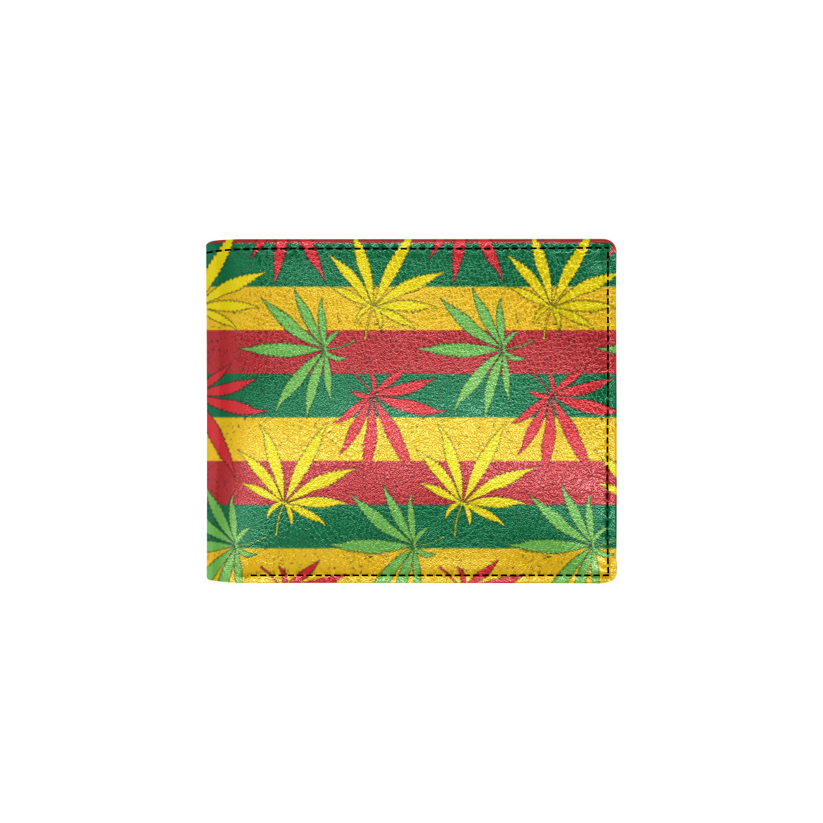 Rasta Pattern Print Design A03 Men's ID Card Wallet