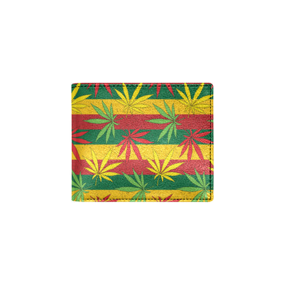Rasta Pattern Print Design A03 Men's ID Card Wallet