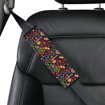 Peace Sign Colorful Design Print Car Seat Belt Cover