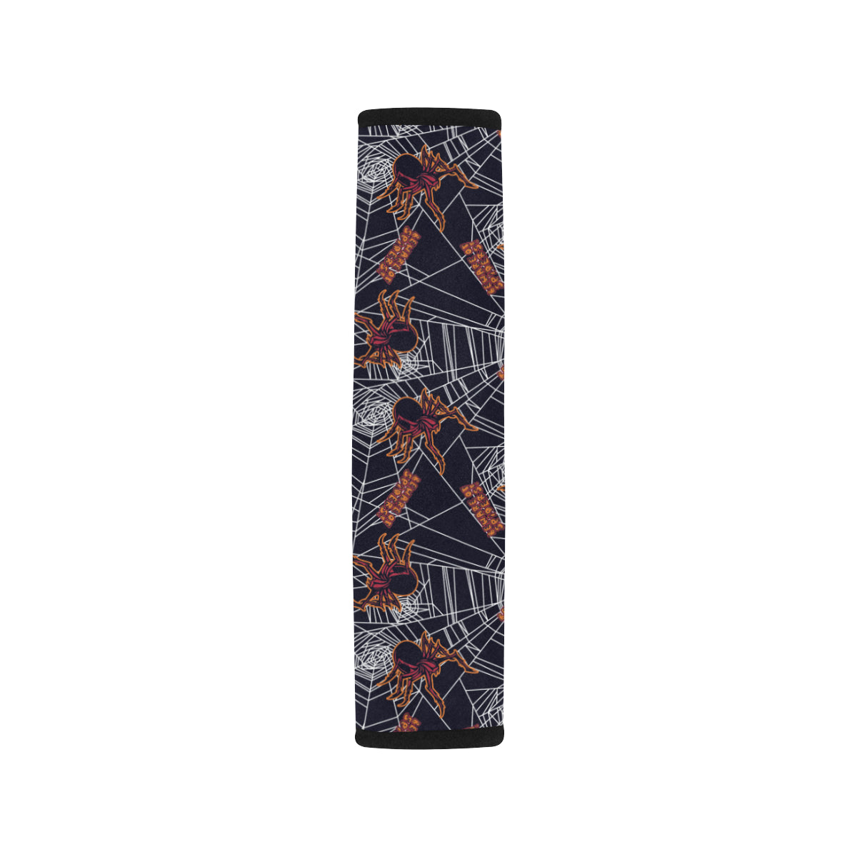 Tarantula Spiderwebs Pattern Print Design 01 Car Seat Belt Cover