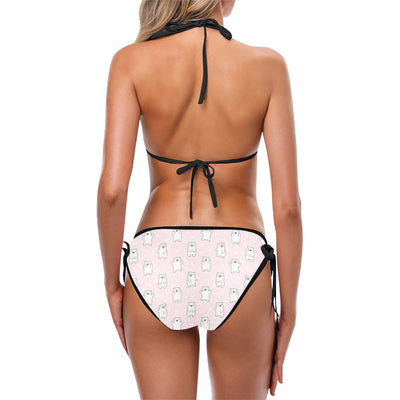 Polar Bear Pattern Print Design PB09 Bikini