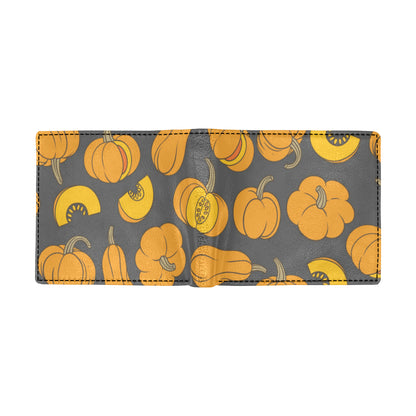 Pumpkin Pattern Print Design A03 Men's ID Card Wallet