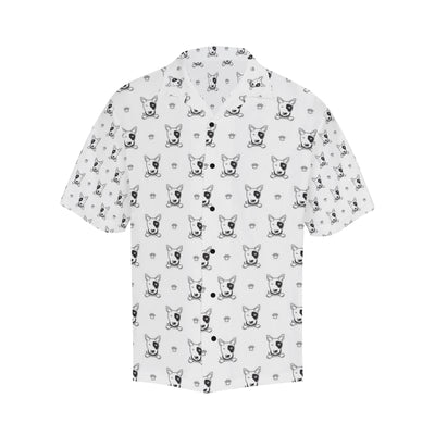 Bull Terriers Pattern Print Design 06 Men's Hawaiian Shirt