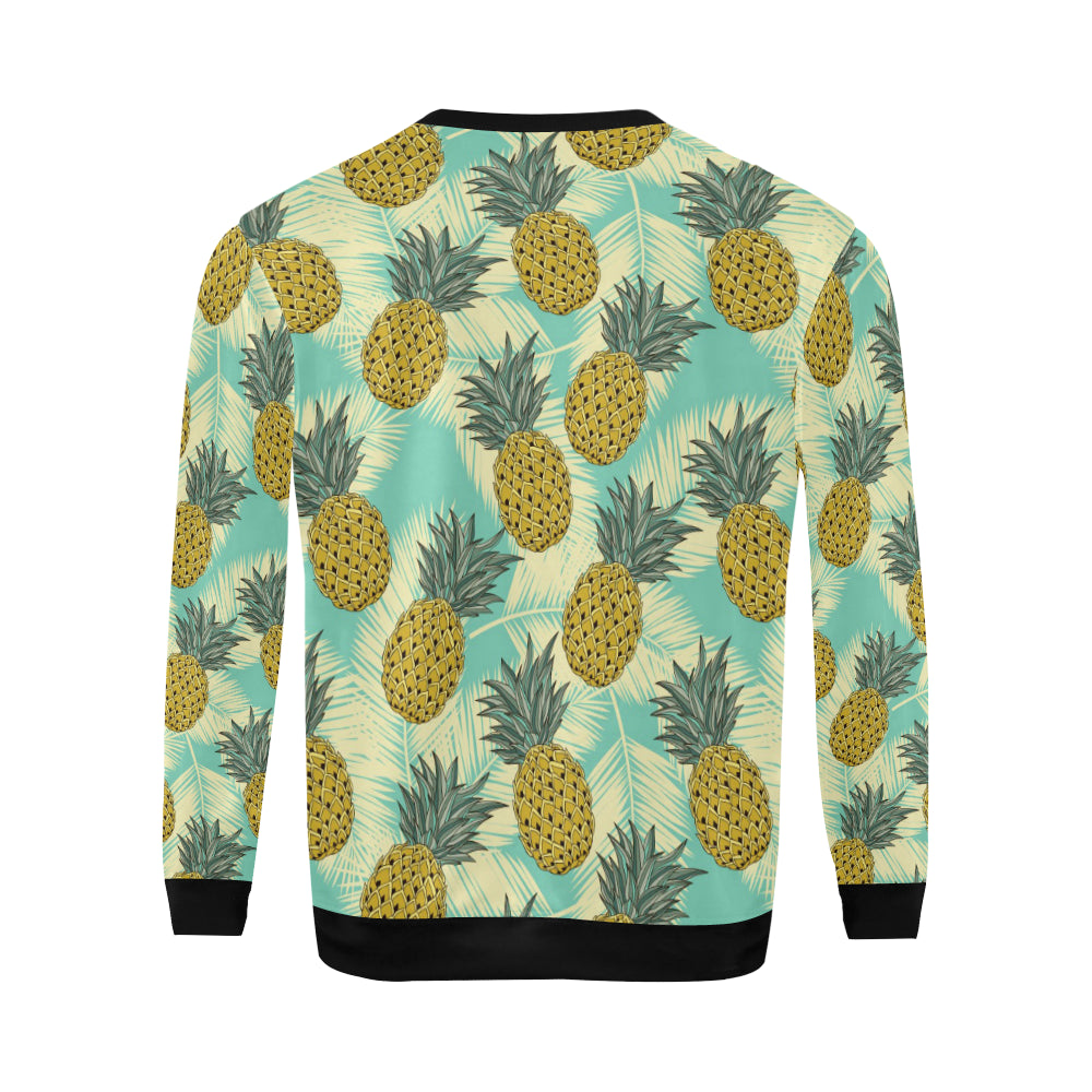 Pineapple Pattern Print Design PP03 Men Long Sleeve Sweatshirt