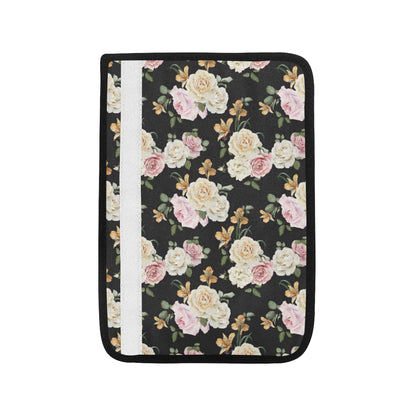 Rose Pattern Print Design A01 Car Seat Belt Cover