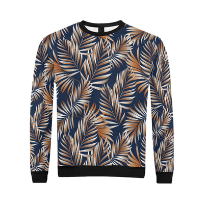 Tropical Flower Pattern Print Design TF07 Men Long Sleeve Sweatshirt