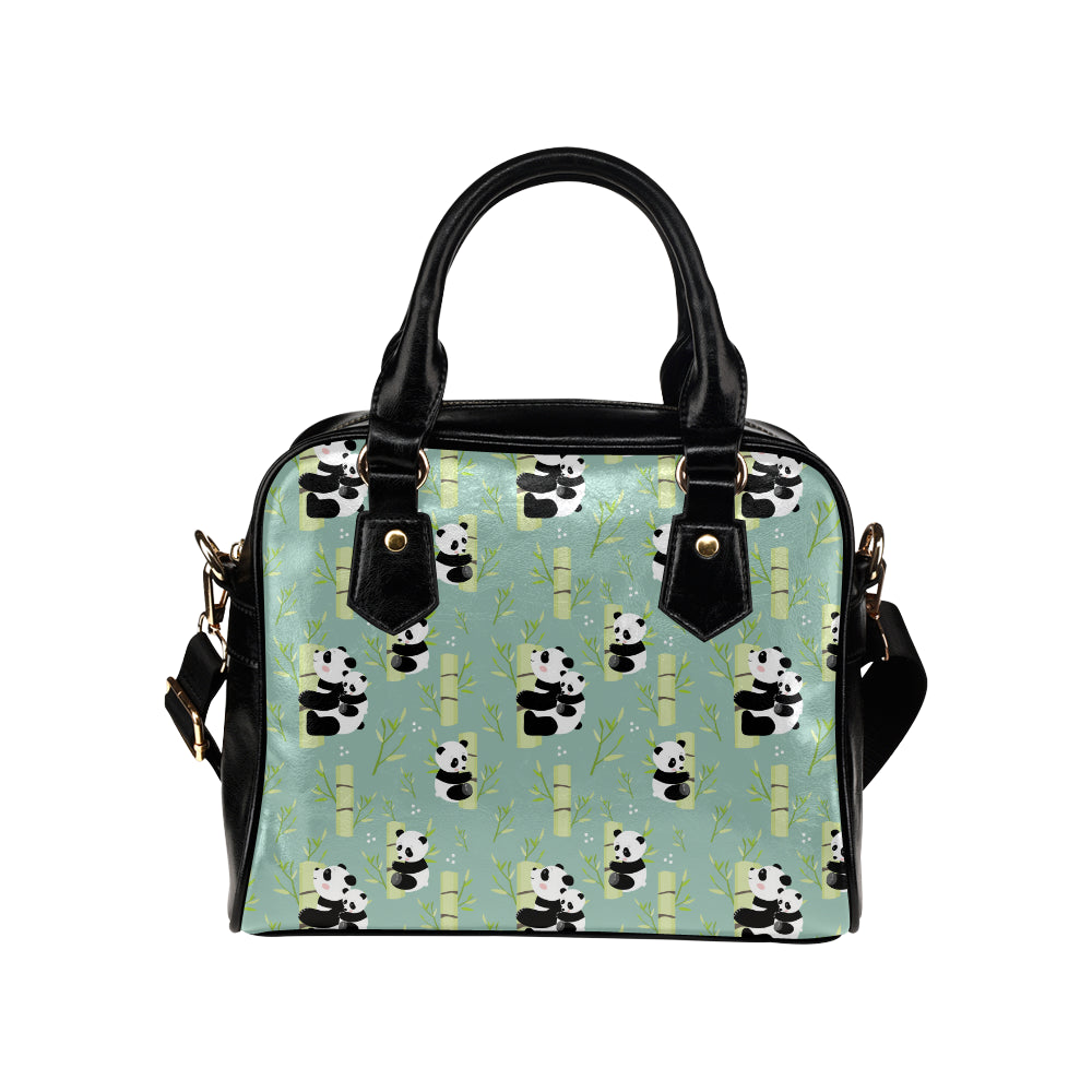 Panda Pattern Print Design A03 Shoulder Handbag