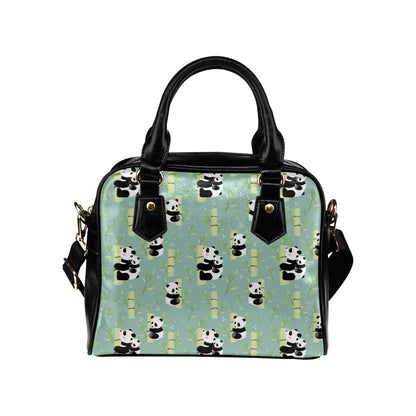 Panda Pattern Print Design A03 Shoulder Handbag
