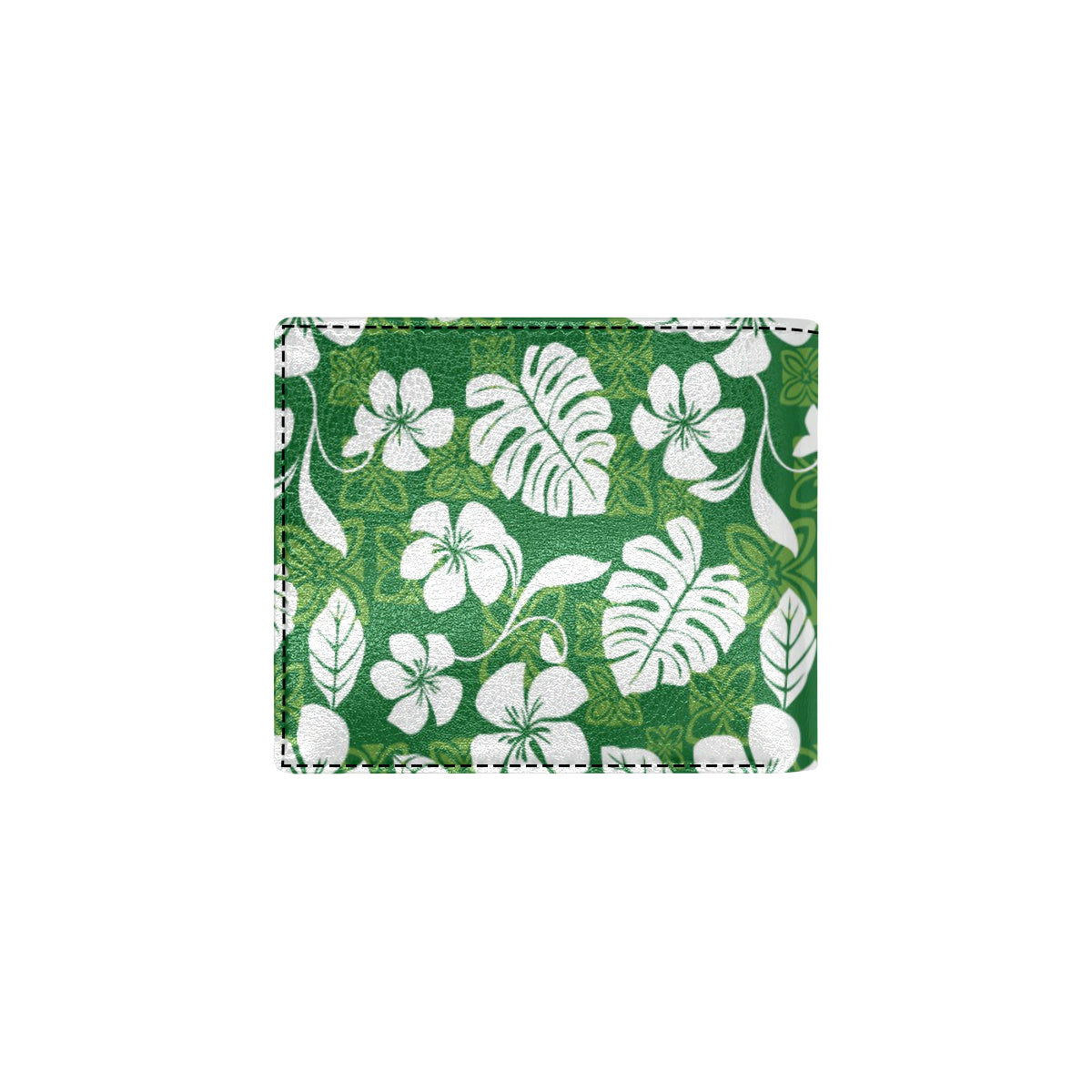 Hawaiian Themed Pattern Print Design H016 Men's ID Card Wallet