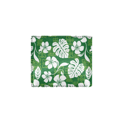 Hawaiian Themed Pattern Print Design H016 Men's ID Card Wallet