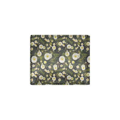 Daisy Pattern Print Design 03 Men's ID Card Wallet