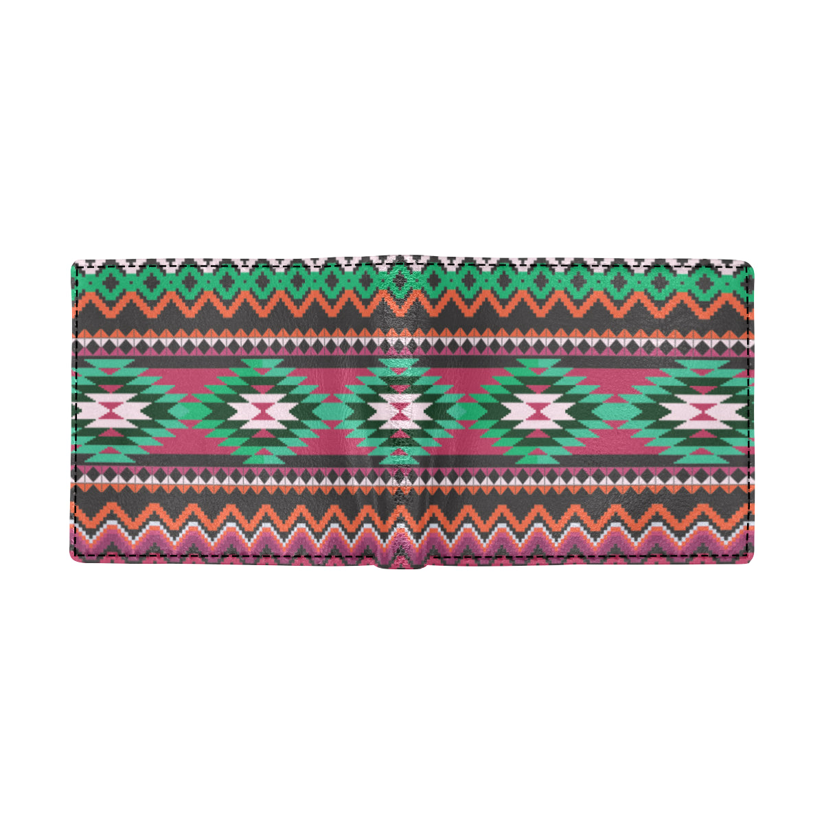 Mexican Pattern Print Design 01 Men's ID Card Wallet