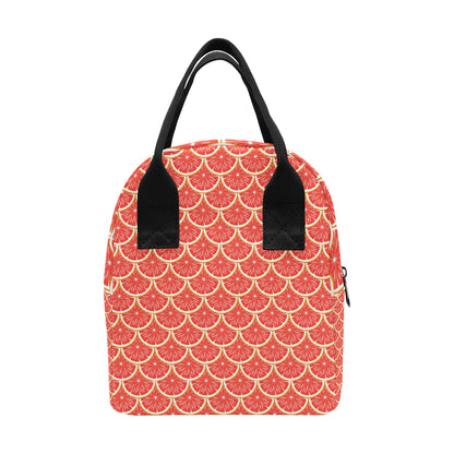 Grapefruit Pattern Print Design GF07 Insulated Lunch Bag