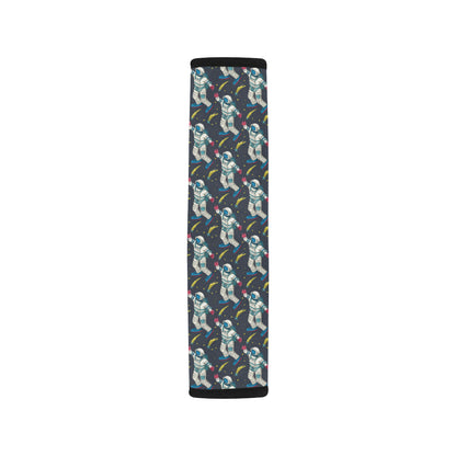 Astronaut Pattern Print Design 04 Car Seat Belt Cover