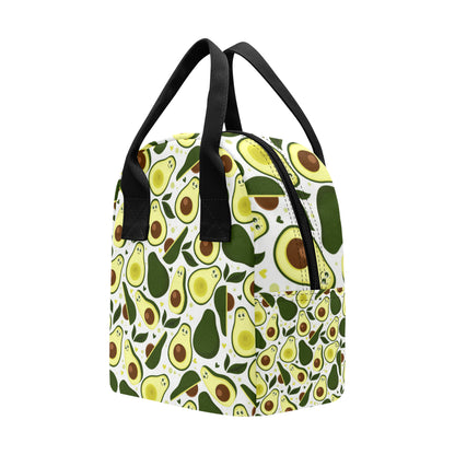 Avocado Pattern Print Design AC06 Insulated Lunch Bag