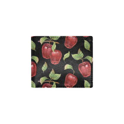 Apple Pattern Print Design AP011 Men's ID Card Wallet