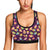 Cupcake Pattern Print Design 05 Sports Bra