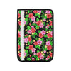 Pink Red Hibiscus Pattern Print Design HB023 Car Seat Belt Cover