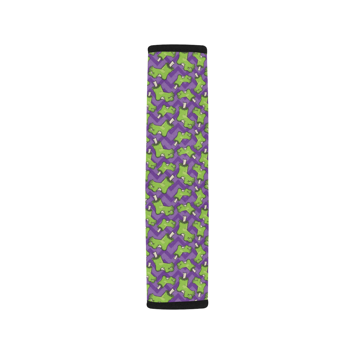 Zombie Foot Design Pattern Print Car Seat Belt Cover