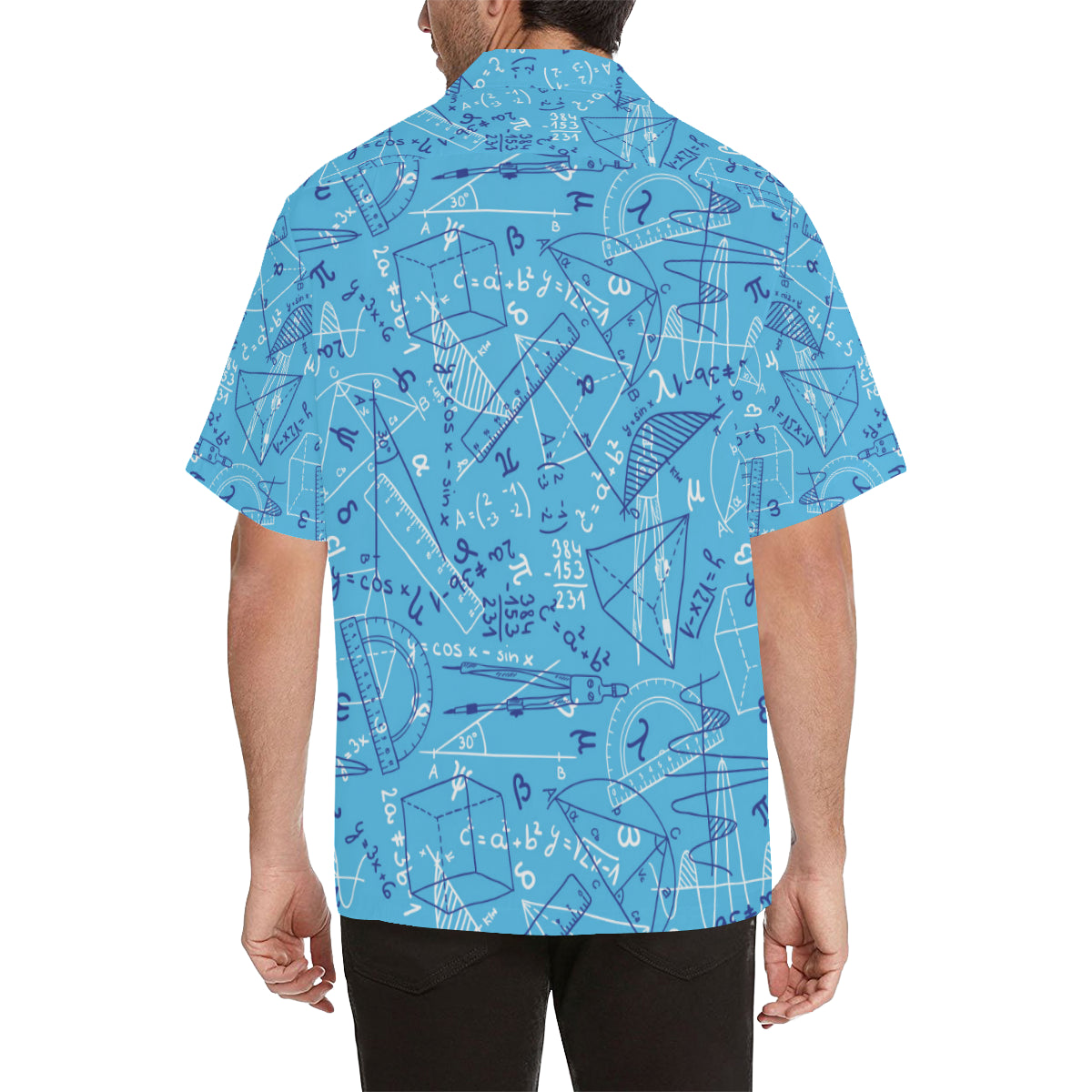 Math Pattern Print Design 02 Men's Hawaiian Shirt