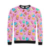 Cupcake Pattern Print Design CP05 Men Long Sleeve Sweatshirt