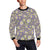 Daisy Pattern Print Design DS011 Men Long Sleeve Sweatshirt