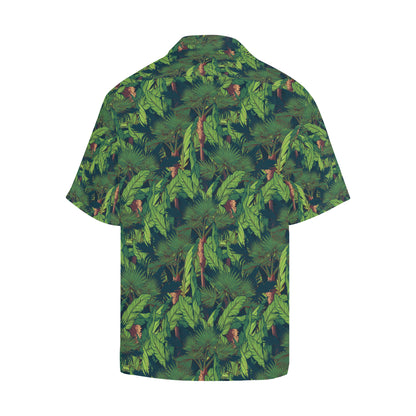 Rainforest Pattern Print Design A01 Men's Hawaiian Shirt