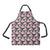 Bluebird Pattern Print Design 02 Apron with Pocket