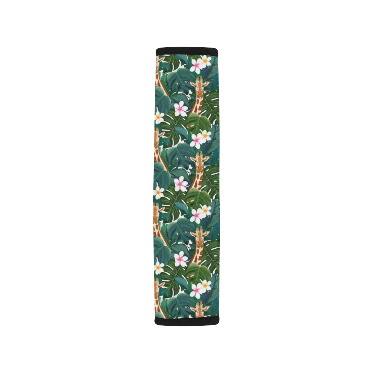 Giraffe Jungle Design Print Car Seat Belt Cover