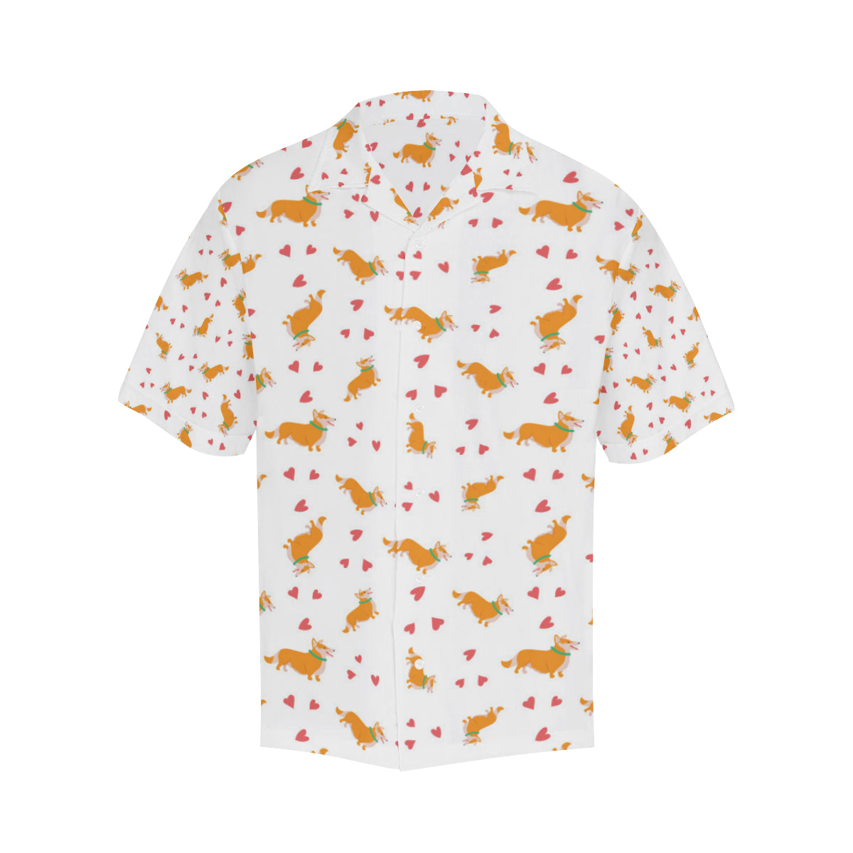 Cardigan Welsh Corgis Pattern Print Design 04 Men's Hawaiian Shirt