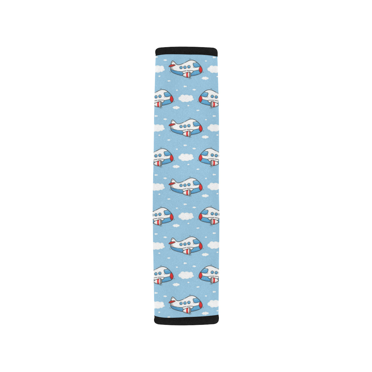 Airplane Cartoon Pattern Print Design 07 Car Seat Belt Cover