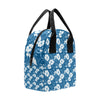 Hibiscus Pattern Print Design HB03 Insulated Lunch Bag