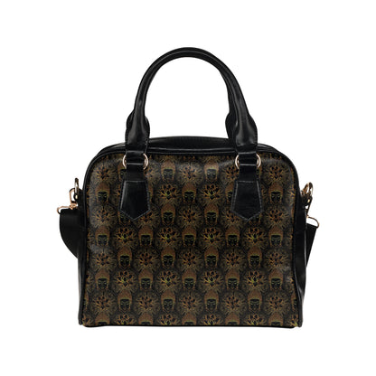 Buddha Pattern Print Design 03 Shoulder Handbag