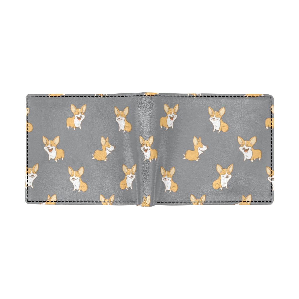 Pembroke Welsh Corgis Pattern Print Design A02 Men's ID Card Wallet