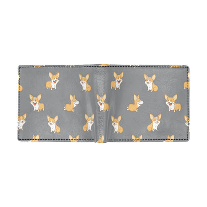Pembroke Welsh Corgis Pattern Print Design A02 Men's ID Card Wallet