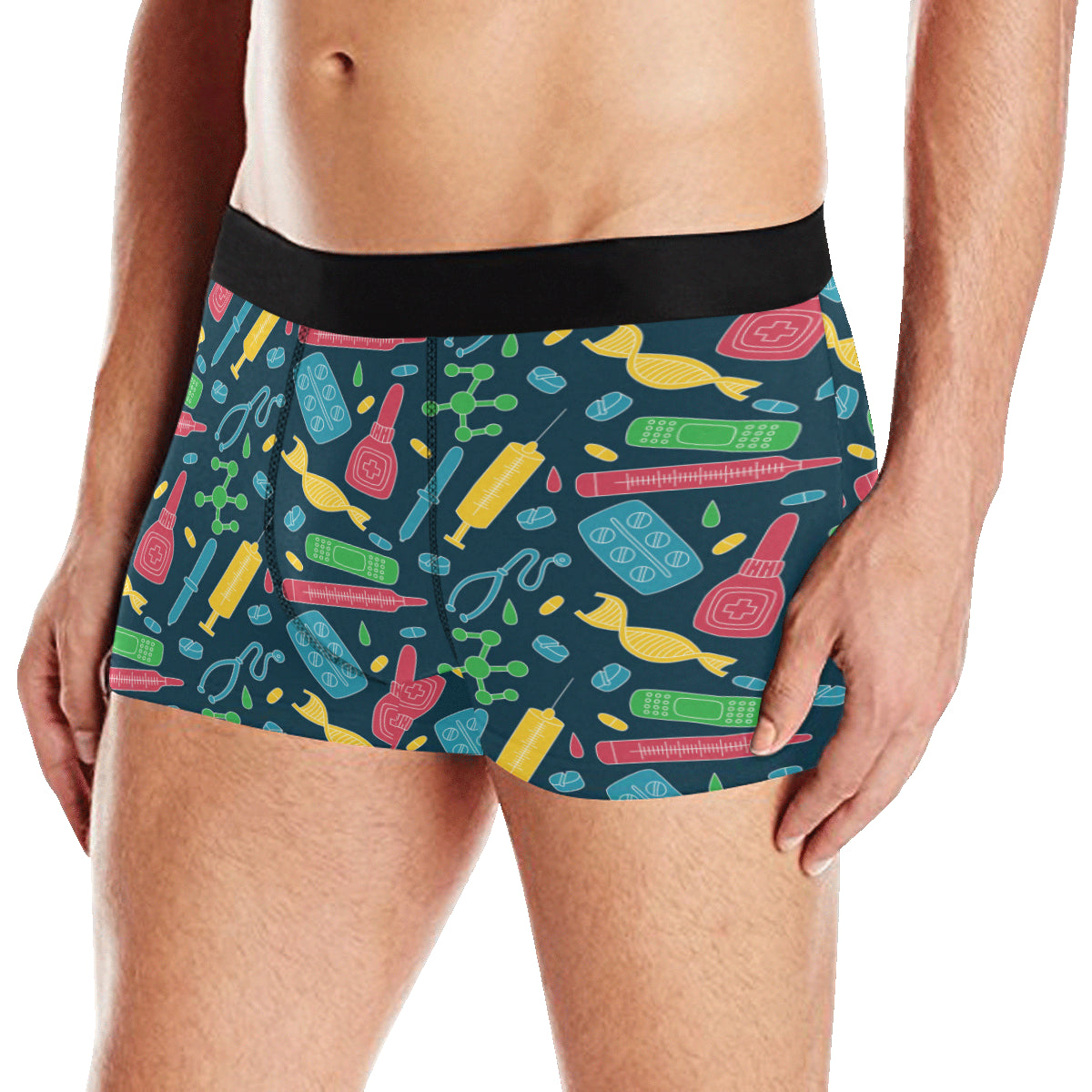 Phlebotomist Pattern Print Design A03 Men's Boxer Briefs