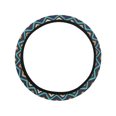 Multicolor Tribal aztec Steering Wheel Cover with Elastic Edge