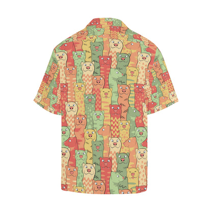 Ferret Pattern Print Design 01 Men's Hawaiian Shirt