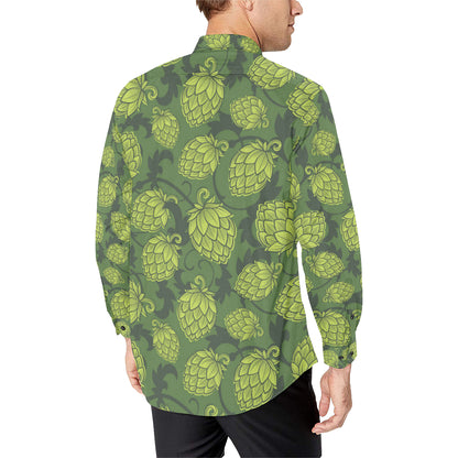 Hope Pattern Print Design 02 Men's Long Sleeve Shirt