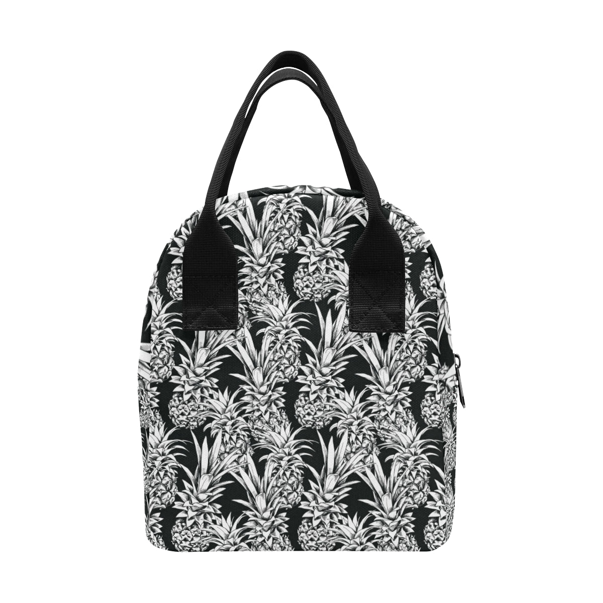 Pineapple Pattern Print Design PP08 Insulated Lunch Bag