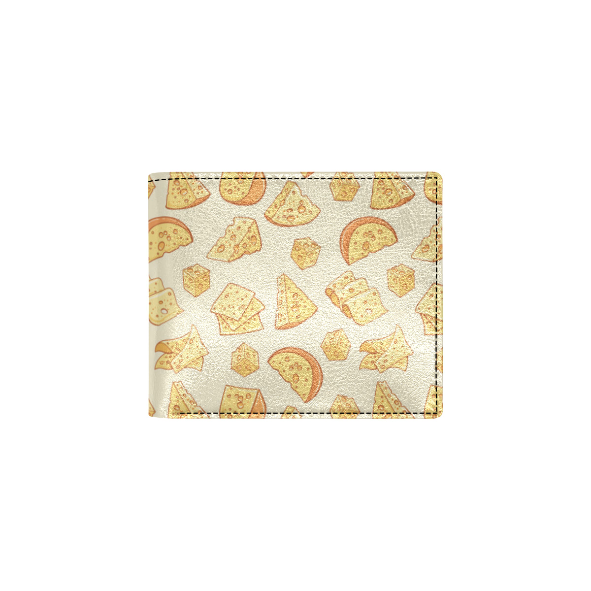 Cheese Pattern Print Design 01 Men's ID Card Wallet