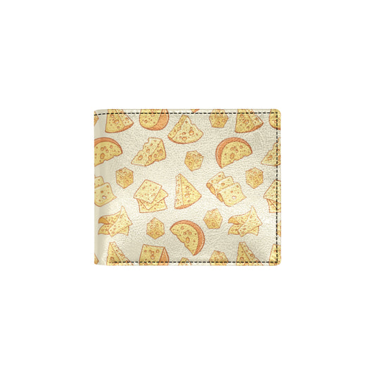Cheese Pattern Print Design 01 Men's ID Card Wallet