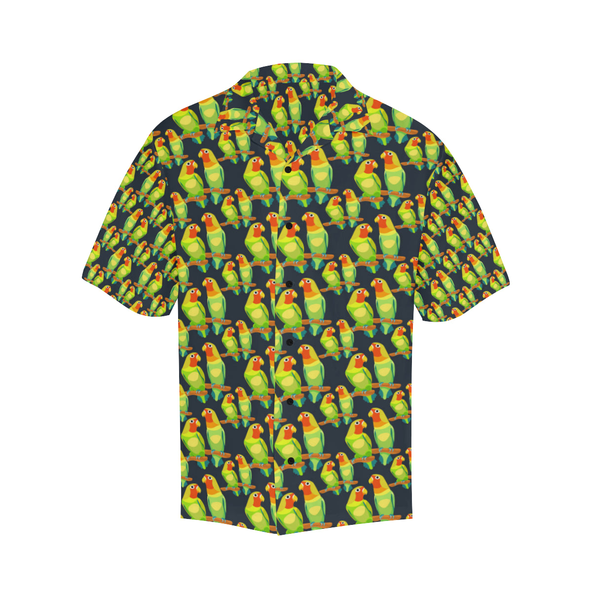 Lovebird Pattern Print Design 01 Men's Hawaiian Shirt