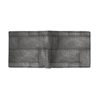 Armor Pattern Print Design 02 Men's ID Card Wallet