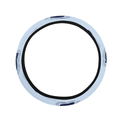 Shark Fin Steering Wheel Cover with Elastic Edge