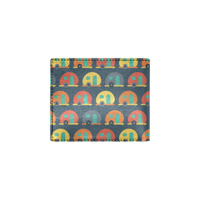 Camper Pattern Print Design 02 Men's ID Card Wallet