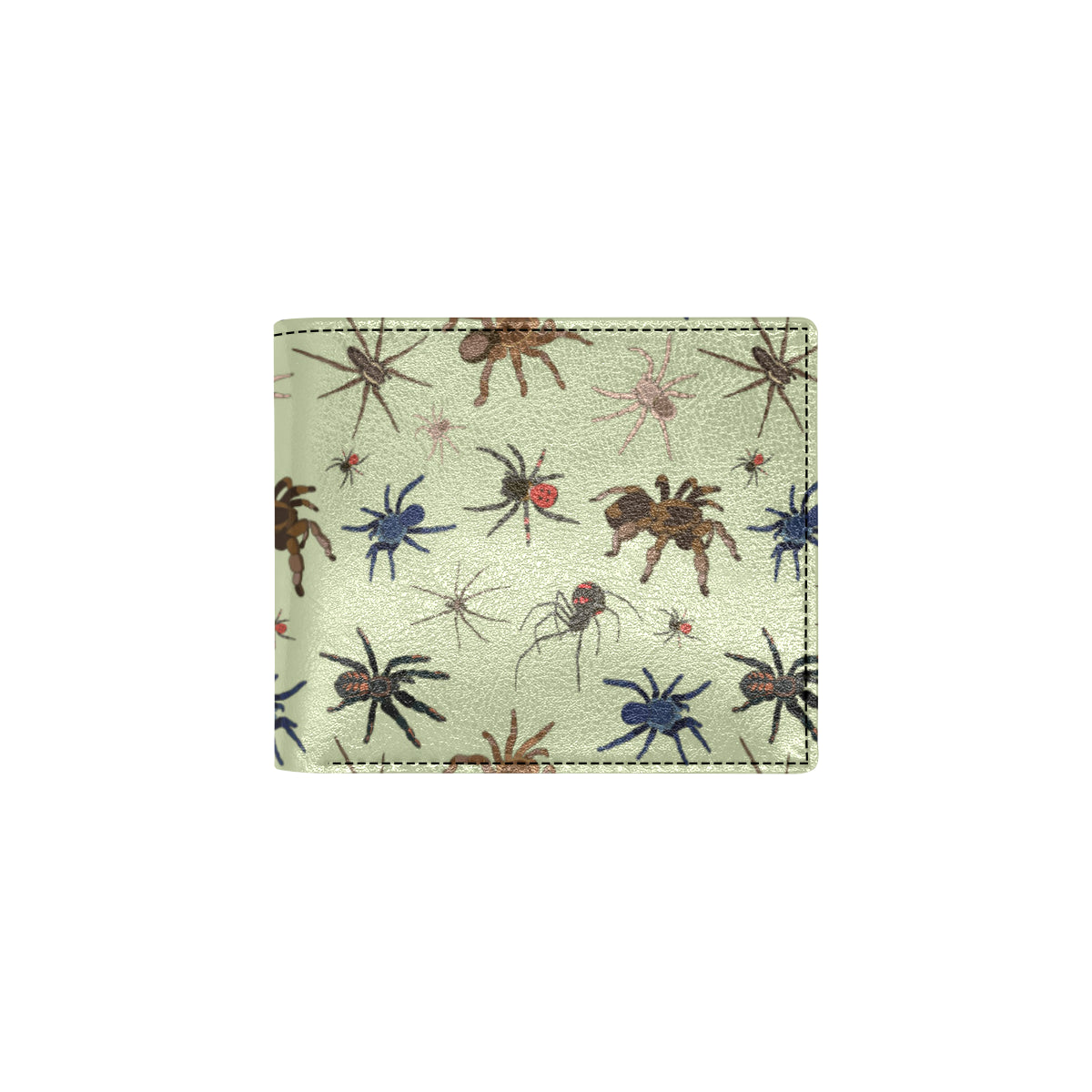 Tarantula Pattern Print Design 02 Men's ID Card Wallet