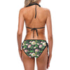 Water Lily Pattern Print Design WL010 Bikini