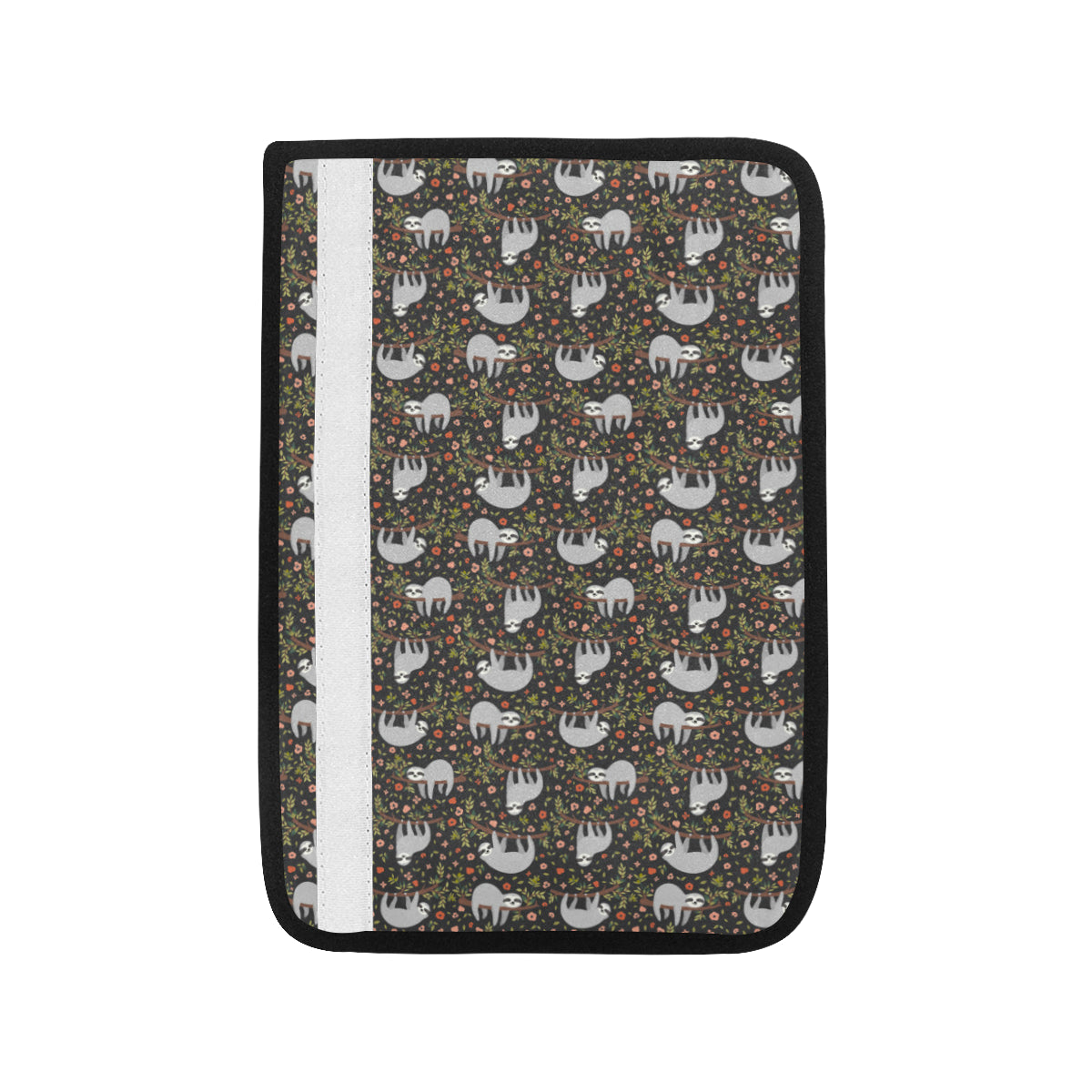 Sloth Cute Design Themed Print Car Seat Belt Cover