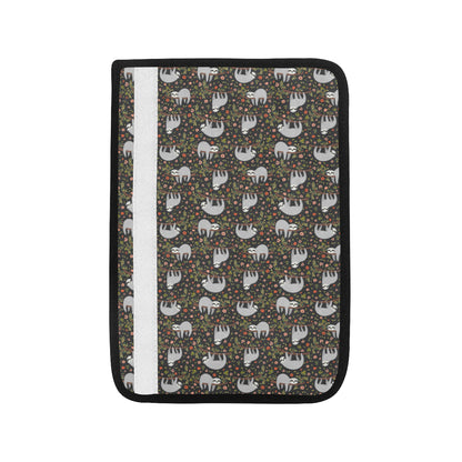 Sloth Cute Design Themed Print Car Seat Belt Cover